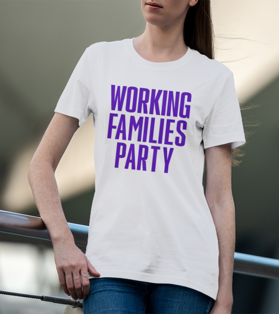 Working Families Party Bold Purple T-Shirt