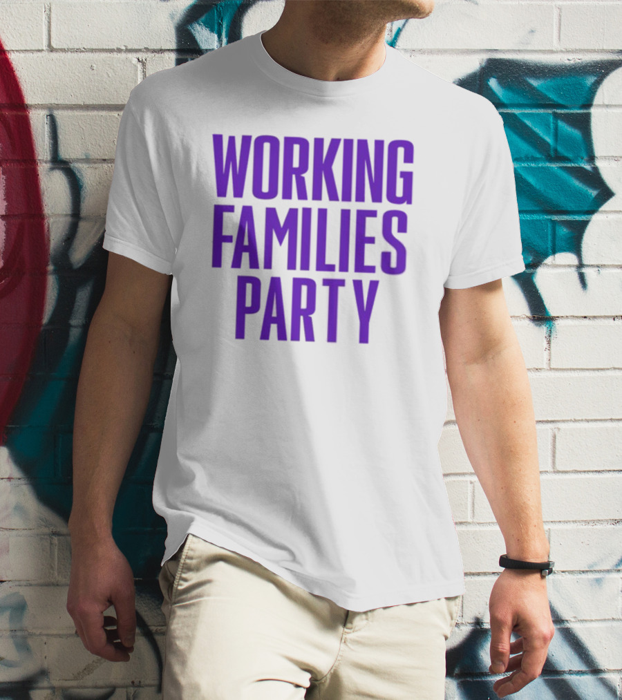 Working Families Party Bold Purple T-Shirt