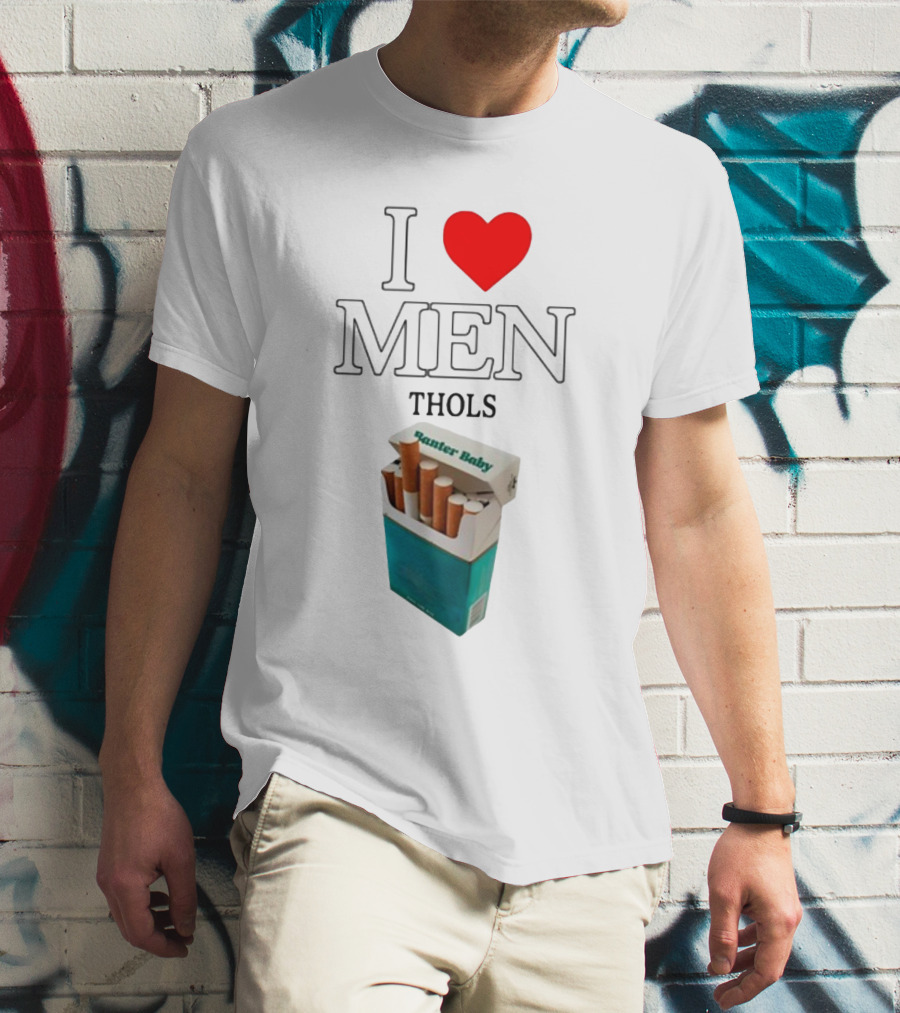 I Heart Men Thols Banter Baby Cigarette Pack T-Shirt
