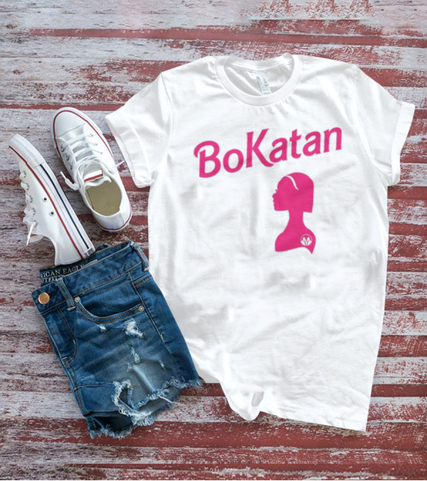 Bo-Katan Pink Silhouette With Mandalorian Insignia T-Shirt