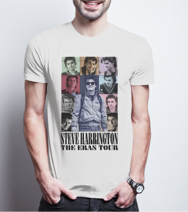 Steve Harrington The Eras Tour Character Collage T-Shirt