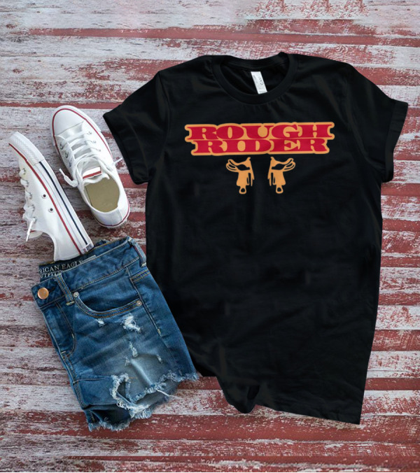Unethicalthreads Rough Rider Western Style With Hanging Gloves T-Shirt