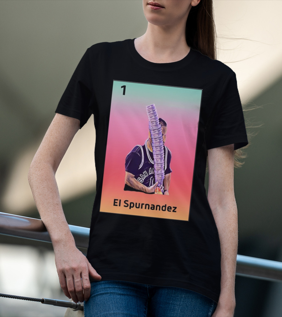 1 San Antonio El Spurnandez Bexar County Social Niosa T-Shirt