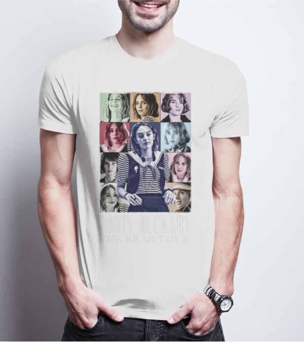 Robin Buckley The Eras Tour Pop Art Collage T-Shirt