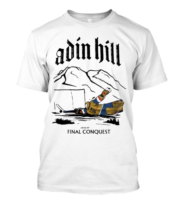 Adin Hill Uknight The Realm Final Conquest Golden Knight Victorious Save T-Shirt
