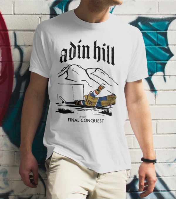 Adin Hill Uknight The Realm Final Conquest Golden Knight Victorious Save T-Shirt