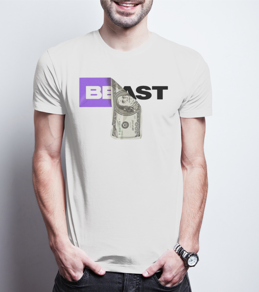 BEAST Purple Bill Dollar T-Shirt