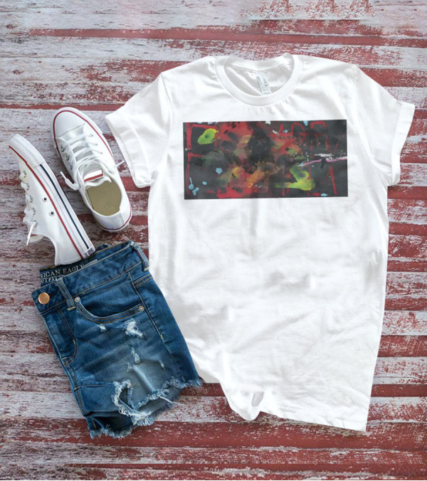 Arca1000000 7Ss Abstract Vibrant Color Display T-Shirt