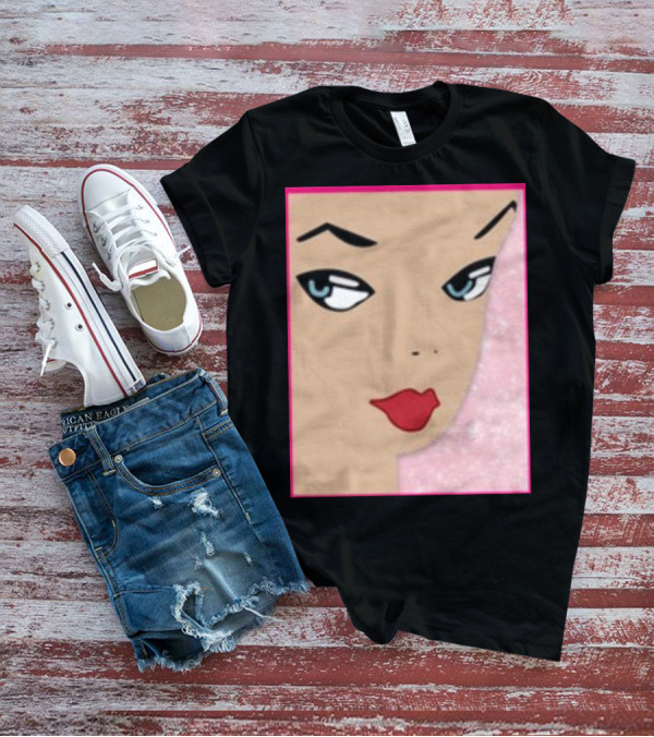 Ryan Gosling Wearing Barbie Face T-Shirt