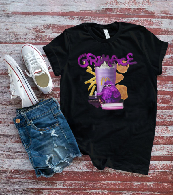 Grimace McDonald's Nuggets Fries Milkshake Gigglegarbclothing T-Shirt