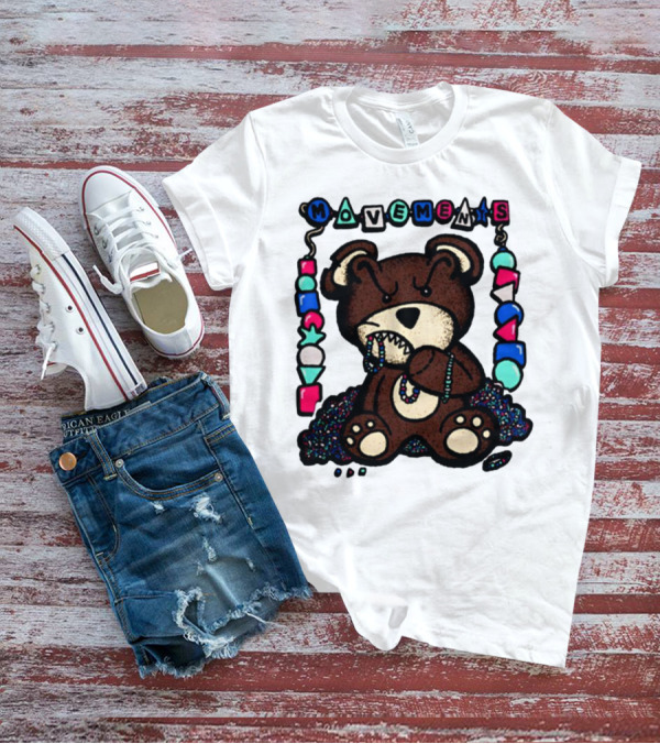 Movements Crazy Teddy Bear Beads Playful Blocks T-Shirt