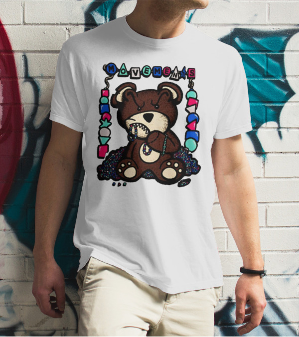 Movements Crazy Teddy Bear Beads Playful Blocks T-Shirt