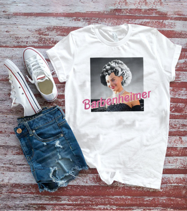 Barbenheimer Mushroom Cloud Hair Classic Glamour T-Shirt