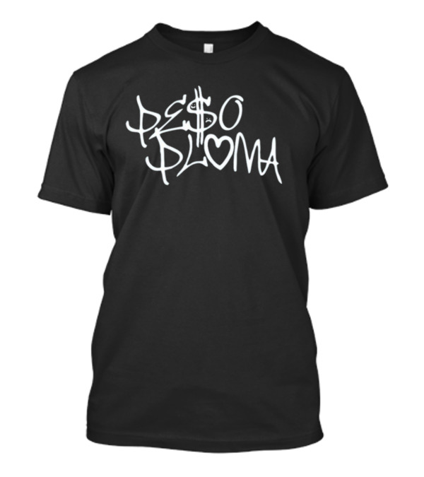Capitolcitydesignz Peso Pluma Graffiti Heart T-Shirt
