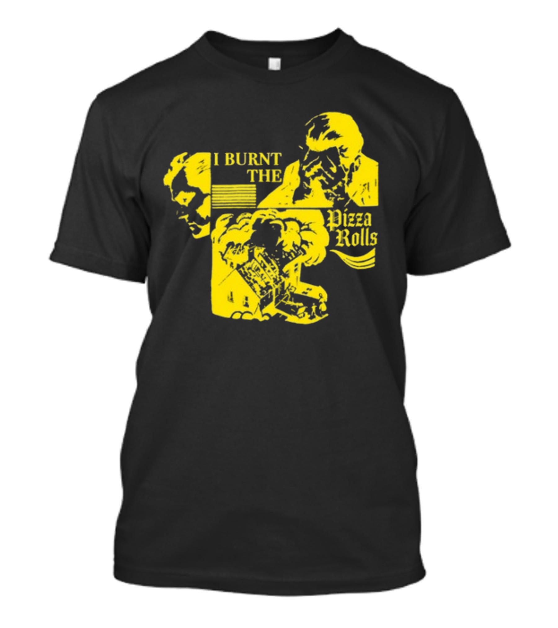 Freddytylerpaul I Burnt The Pizza Rolls Retro Comic T-Shirt