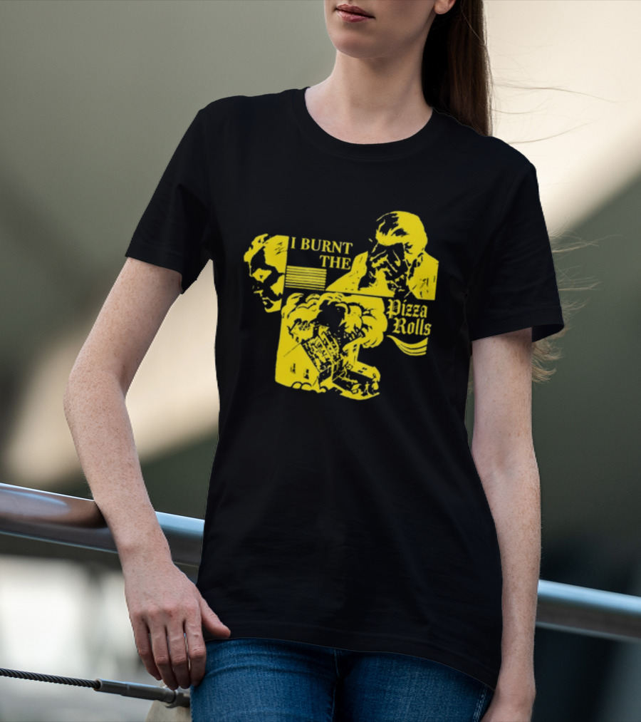 Freddytylerpaul I Burnt The Pizza Rolls Retro Comic T-Shirt