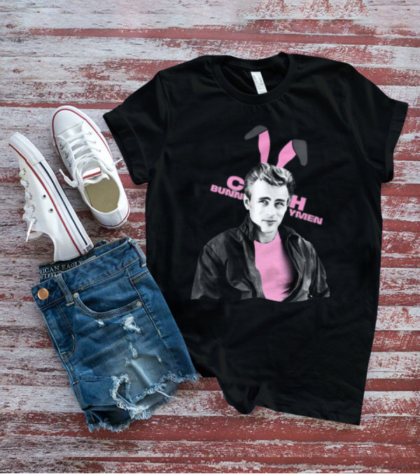 Echo Bunnymen Iconic Pink Bunny Ears Image T-Shirt
