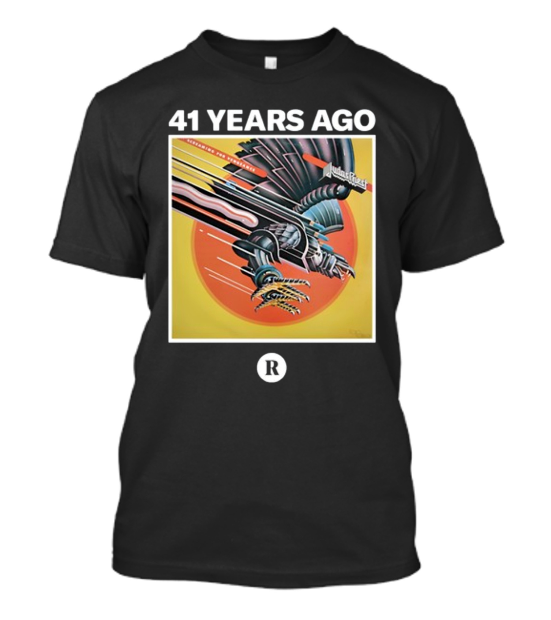 41 Years Ago Judas Priest Screaming For Vengeance Album T-Shirt