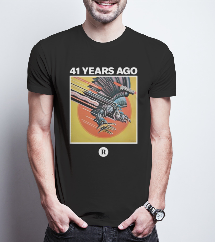 41 Years Ago Judas Priest Screaming For Vengeance Album T-Shirt