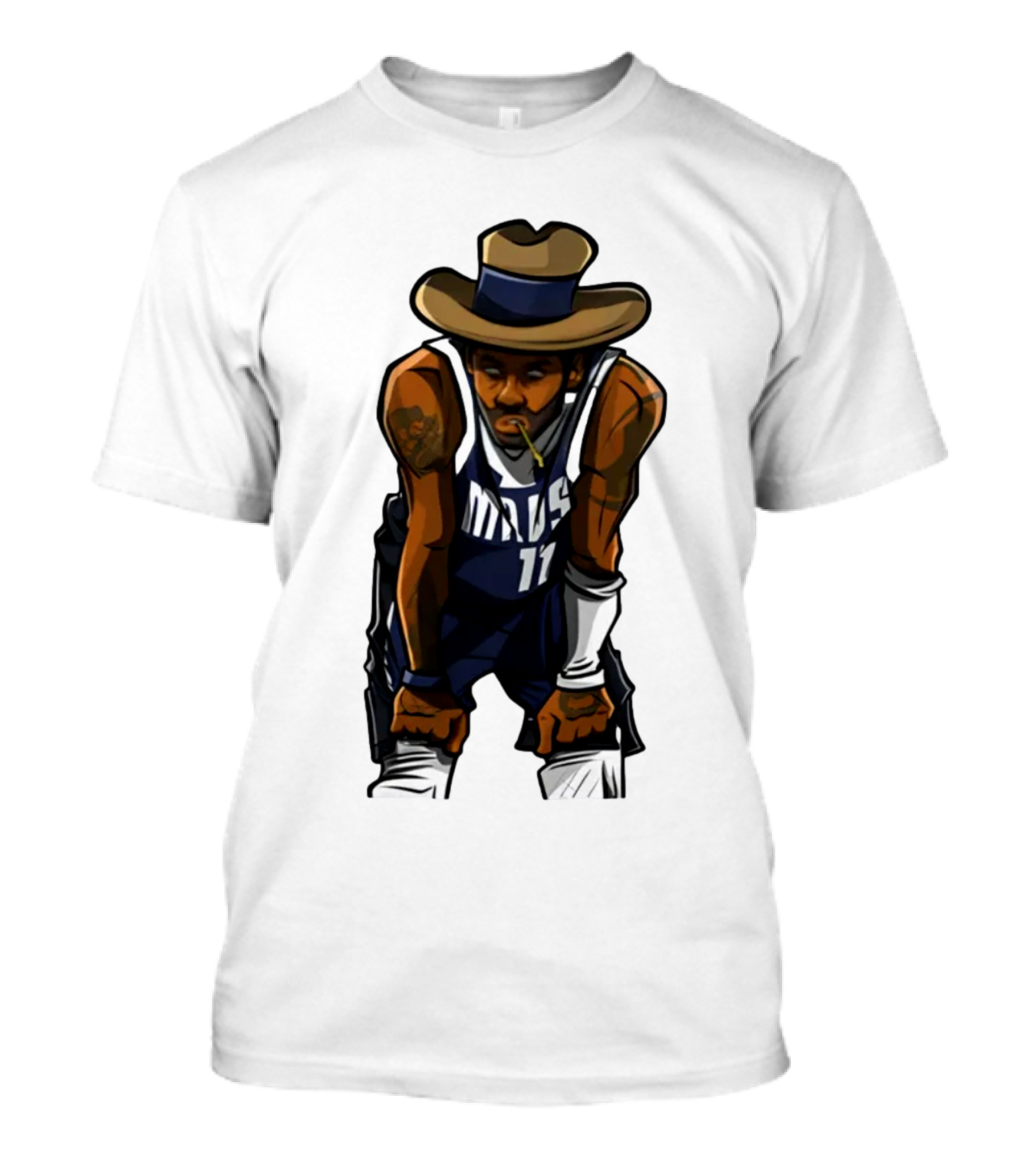 Mavericks Cowboy Kai Number 11 Iconic Sports T-Shirt