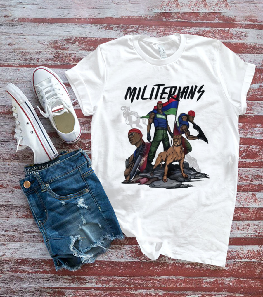 MILITERIANS Beautiful And Brutal Yard New T-Shirt