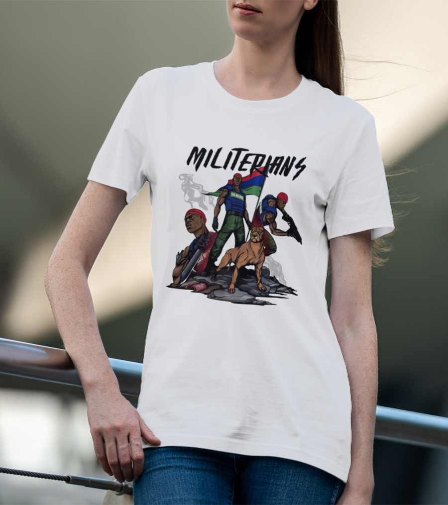 MILITERIANS Beautiful And Brutal Yard New T-Shirt