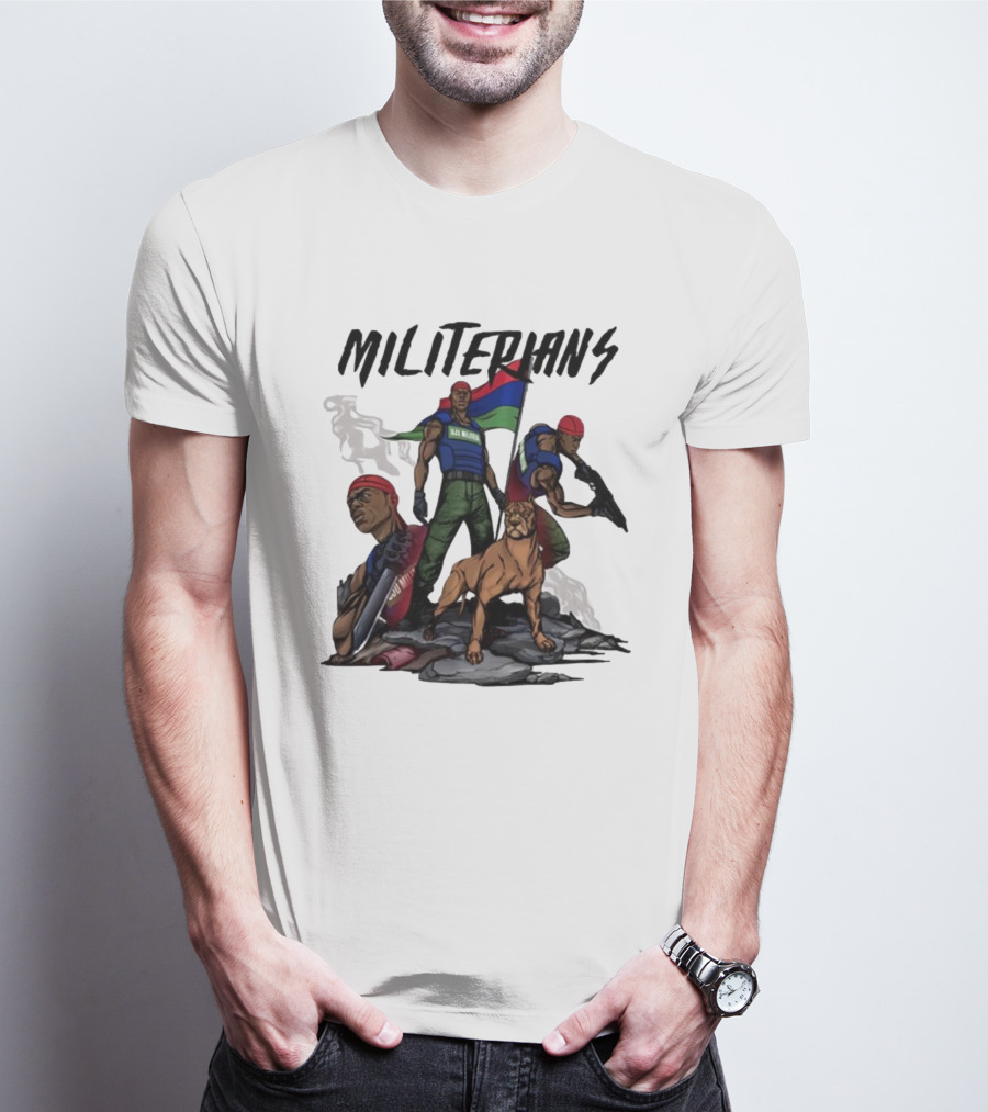 MILITERIANS Beautiful And Brutal Yard New T-Shirt