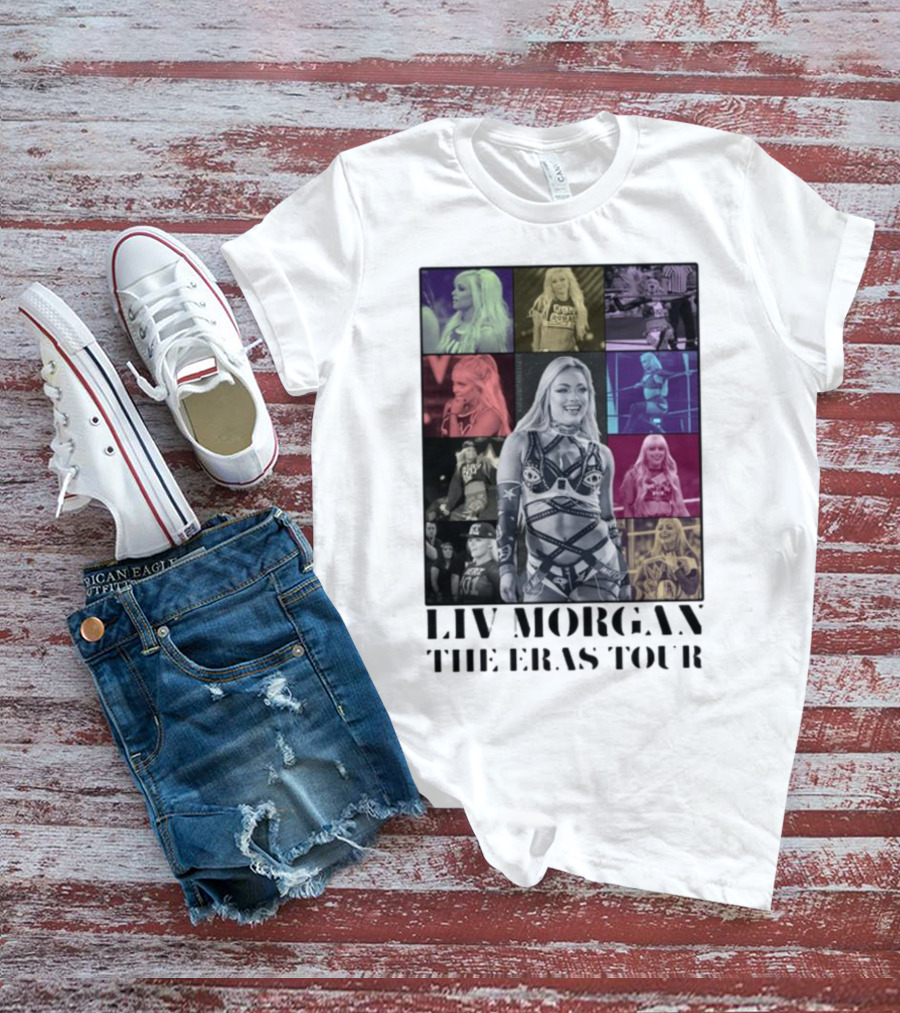 Brutallymads Liv Morgan The Eras Tour Collage T-Shirt