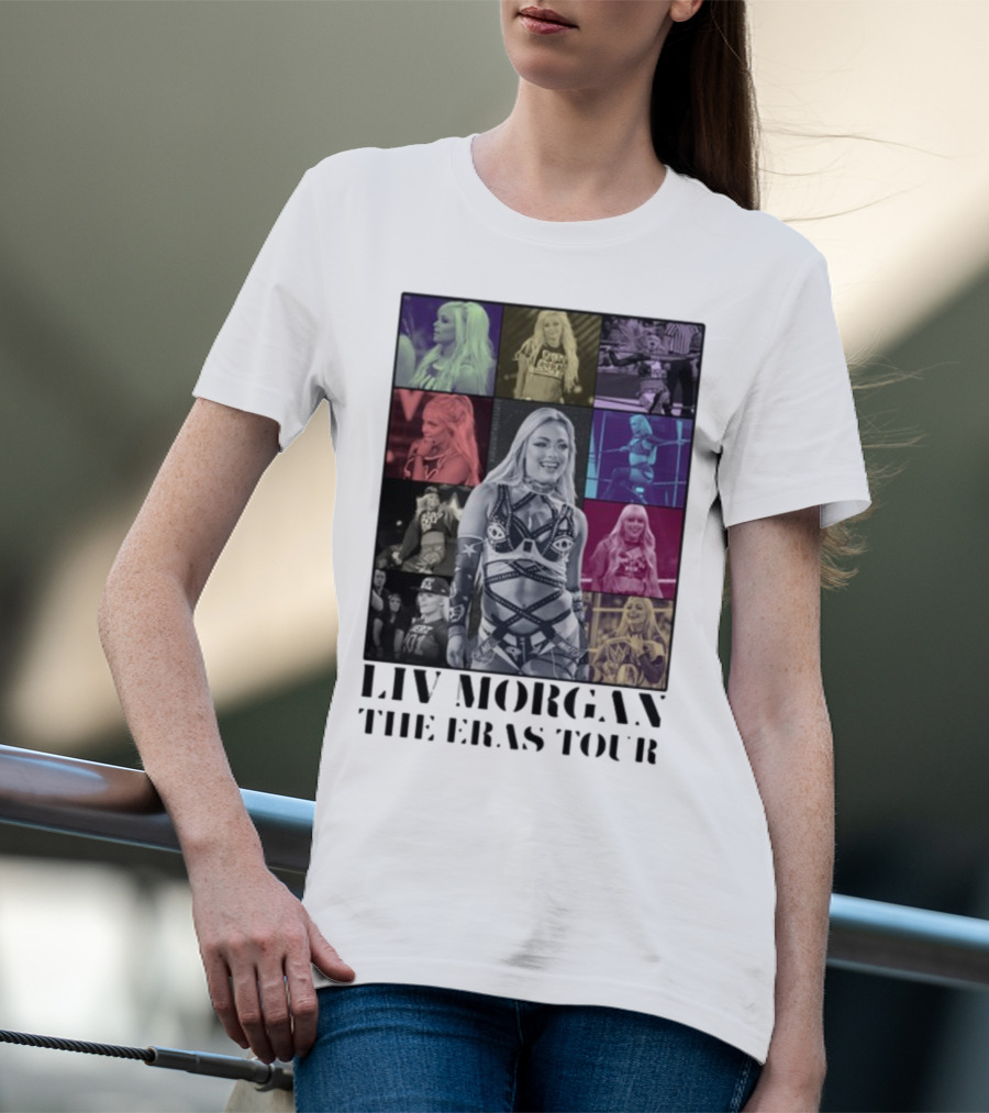 Brutallymads Liv Morgan The Eras Tour Collage T-Shirt