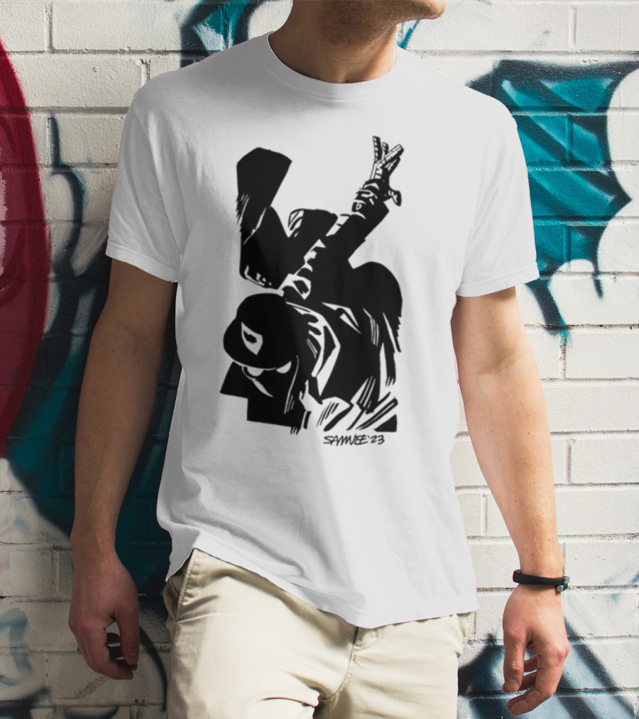 Chris Samnee '03 Spider-Man Noir Silhouette Dark T-Shirt