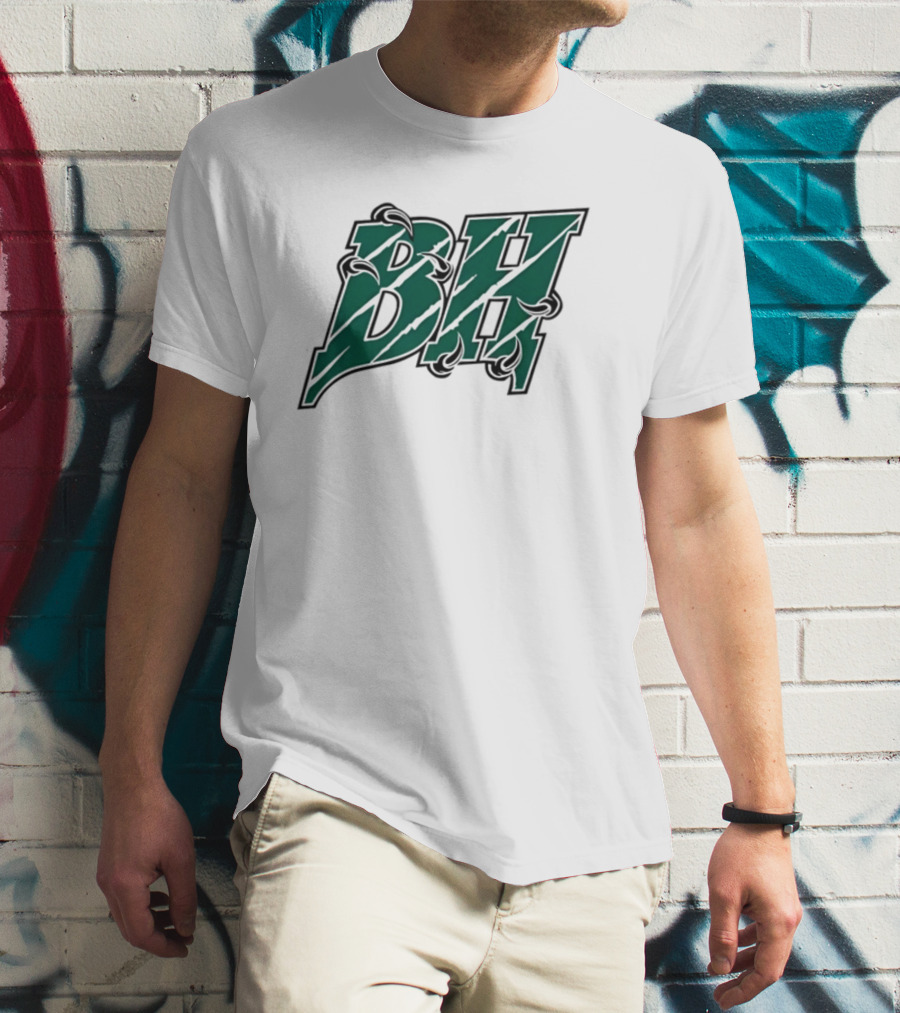 Breece Hall BH Green Claw Marks T-Shirt
