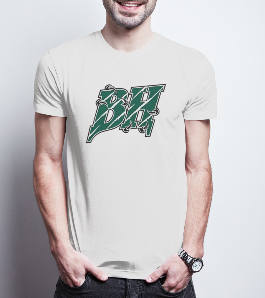 Breece Hall BH Green Claw Marks T-Shirt