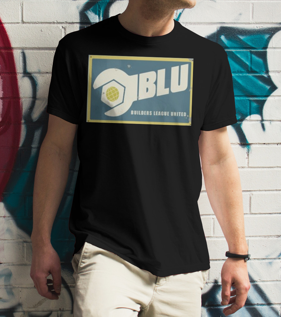 Valve Blu Builders League United Logo Vintage Wrench T-Shirt