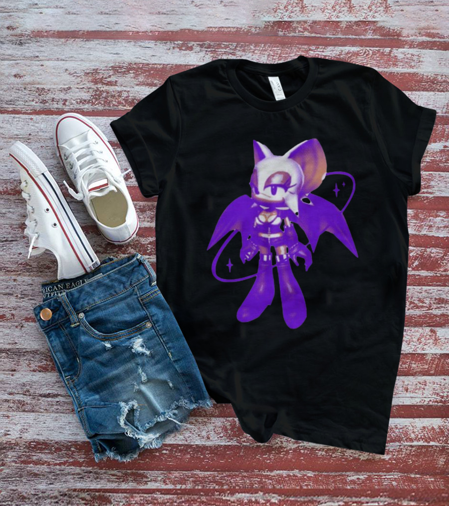 Mamonoworld Y2k Rouge Bat Character T-Shirt