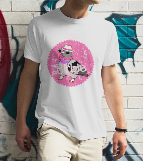 Charlubby Birbie In Pink Sparkle With Cowboy T-Shirt