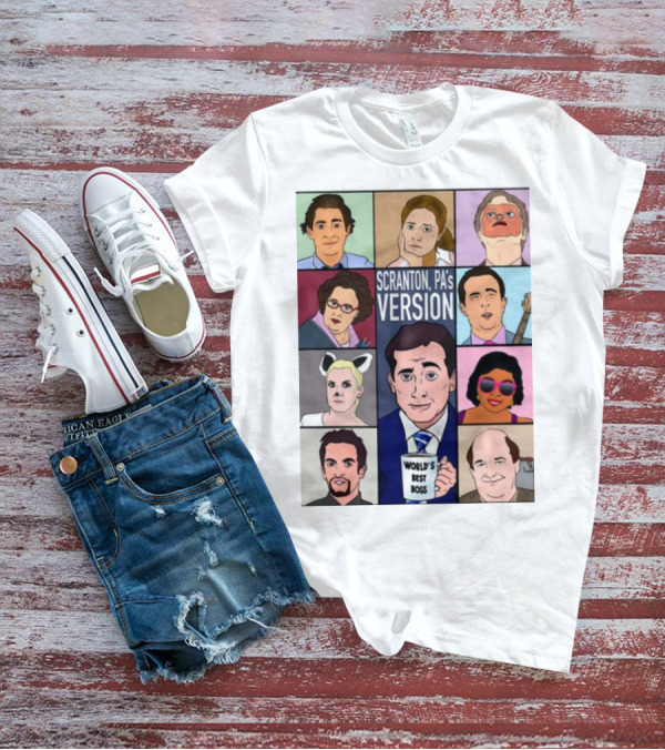 Scranton PA's Version The Office Eras World's Best Boss T-Shirt
