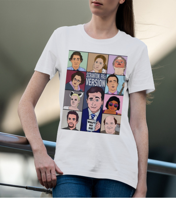 Scranton PA's Version The Office Eras World's Best Boss T-Shirt