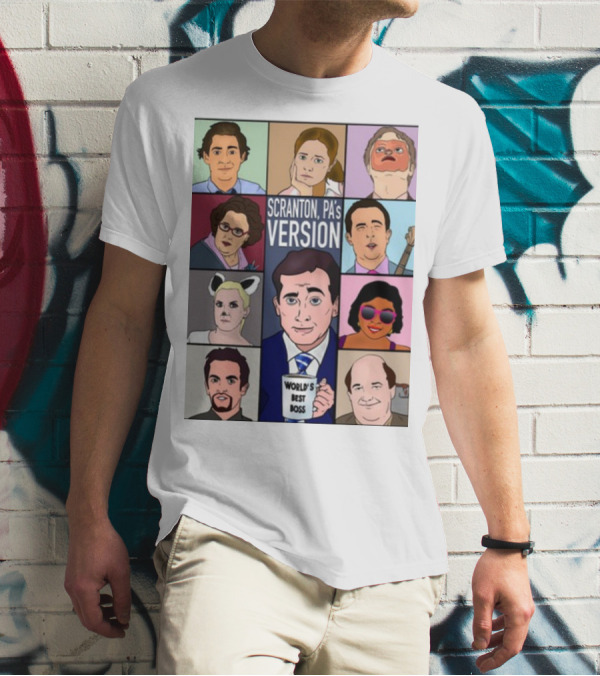 Scranton PA's Version The Office Eras World's Best Boss T-Shirt