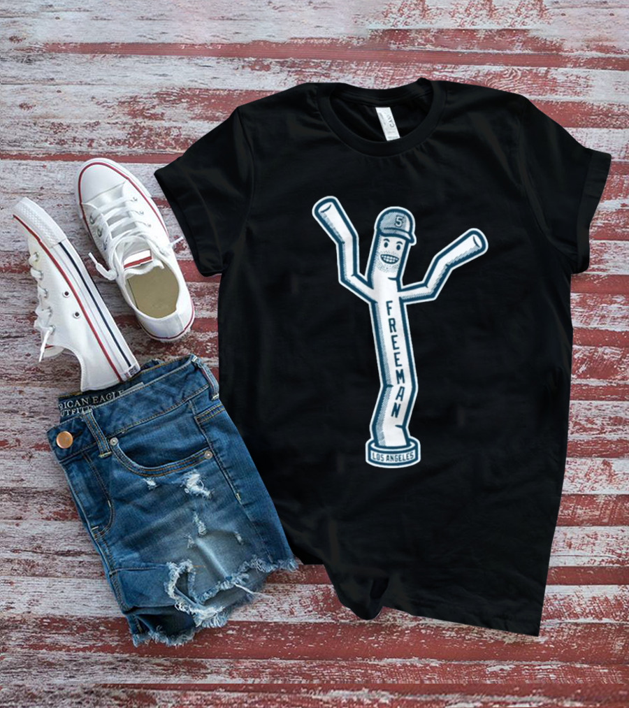 Freddie Freeman Los Angeles Dancing Inflatable Tube Guy T-Shirt