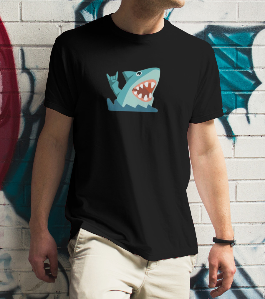 Shark Week Devil Horns Iconic T-Shirt
