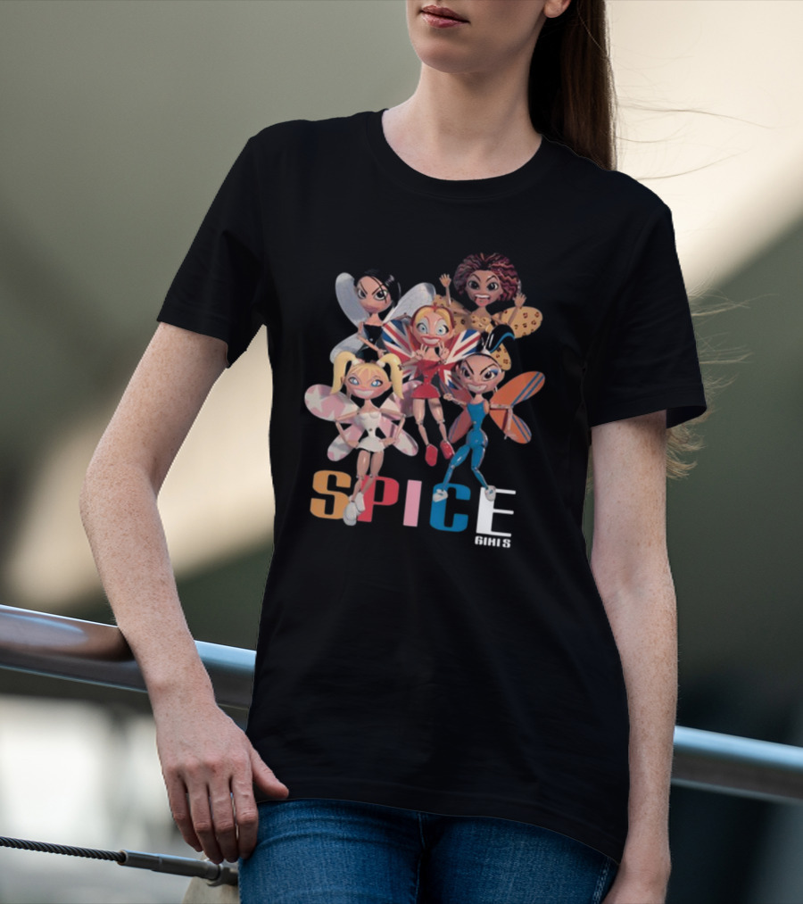 Thespicegirls Bat-Wing Fairies SPICE Girls T-Shirt