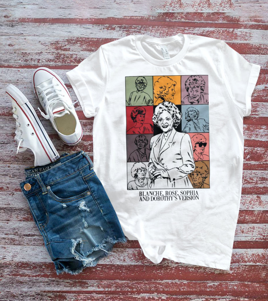 Blanche Rose Sophia Dorothy's Version Pop Art Portraits T-Shirt