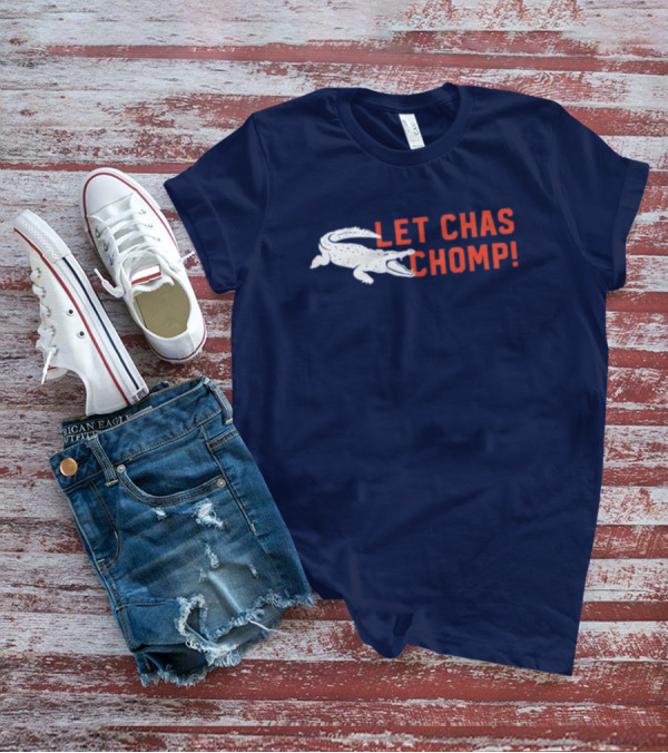 Ramshirts Let Chas Chomp Alligator Text T-Shirt