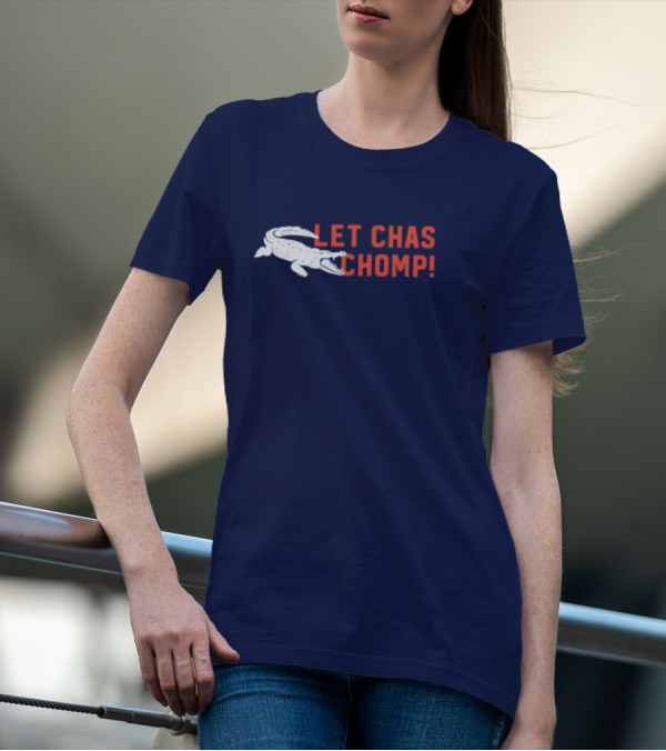 Ramshirts Let Chas Chomp Alligator Text T-Shirt