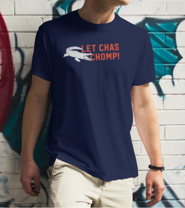Ramshirts Let Chas Chomp Alligator Text T-Shirt