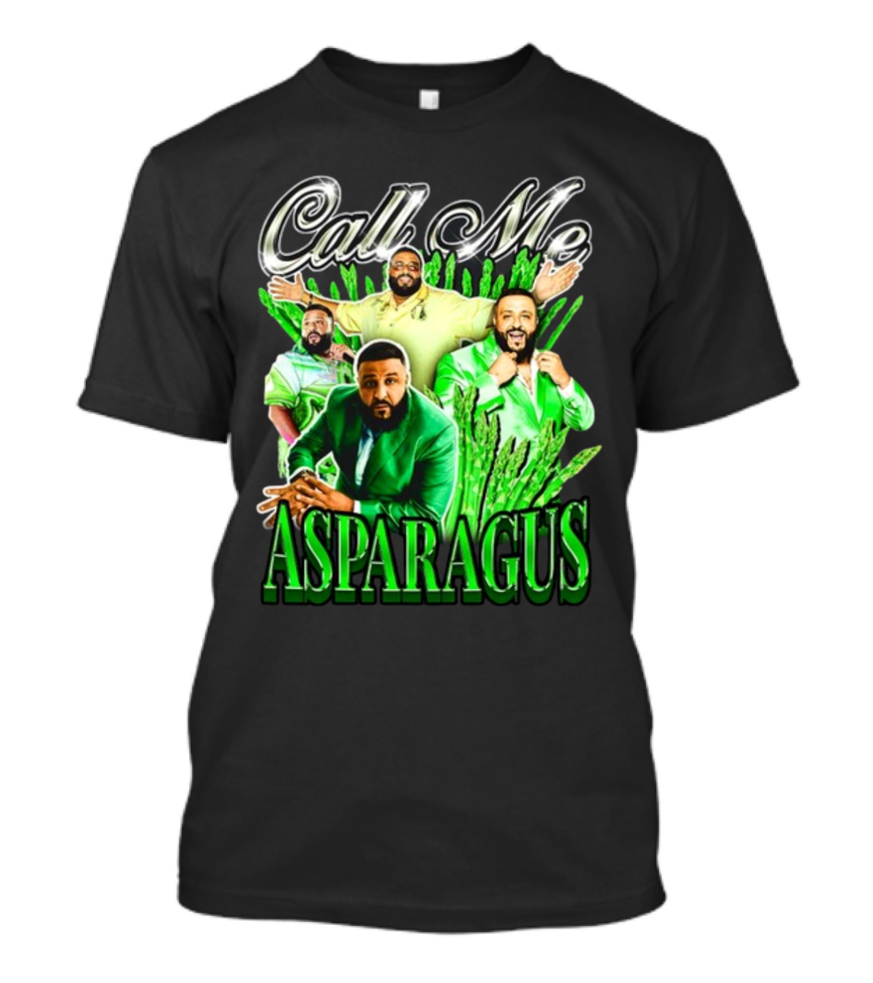 Call Me Asparagus DJ Khaled Green Ensemble T-Shirt