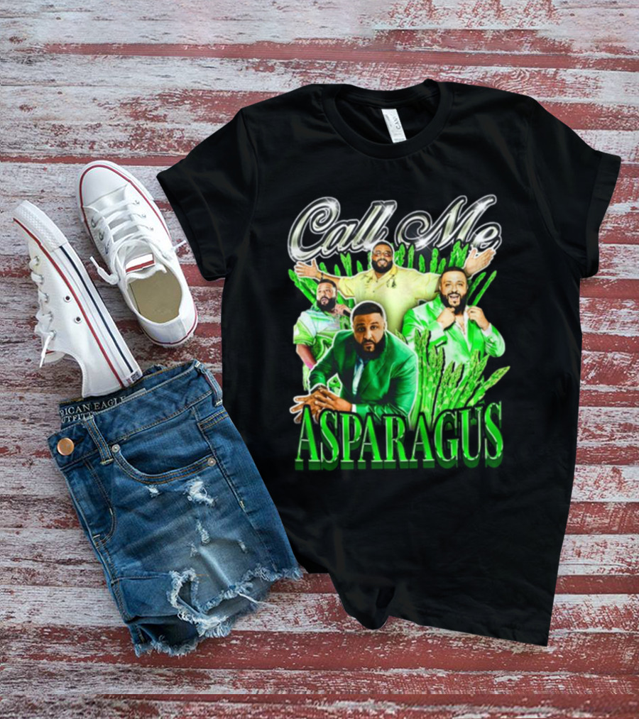 Call Me Asparagus DJ Khaled Green Ensemble T-Shirt