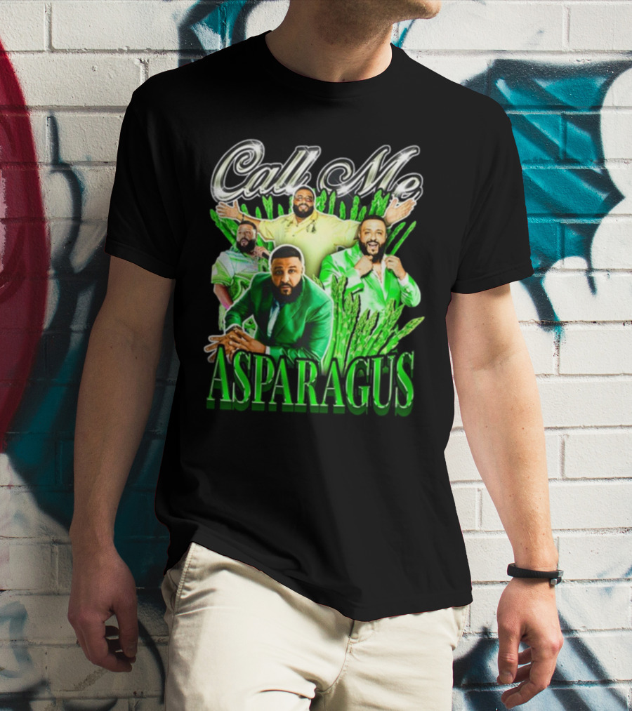 Call Me Asparagus DJ Khaled Green Ensemble T-Shirt