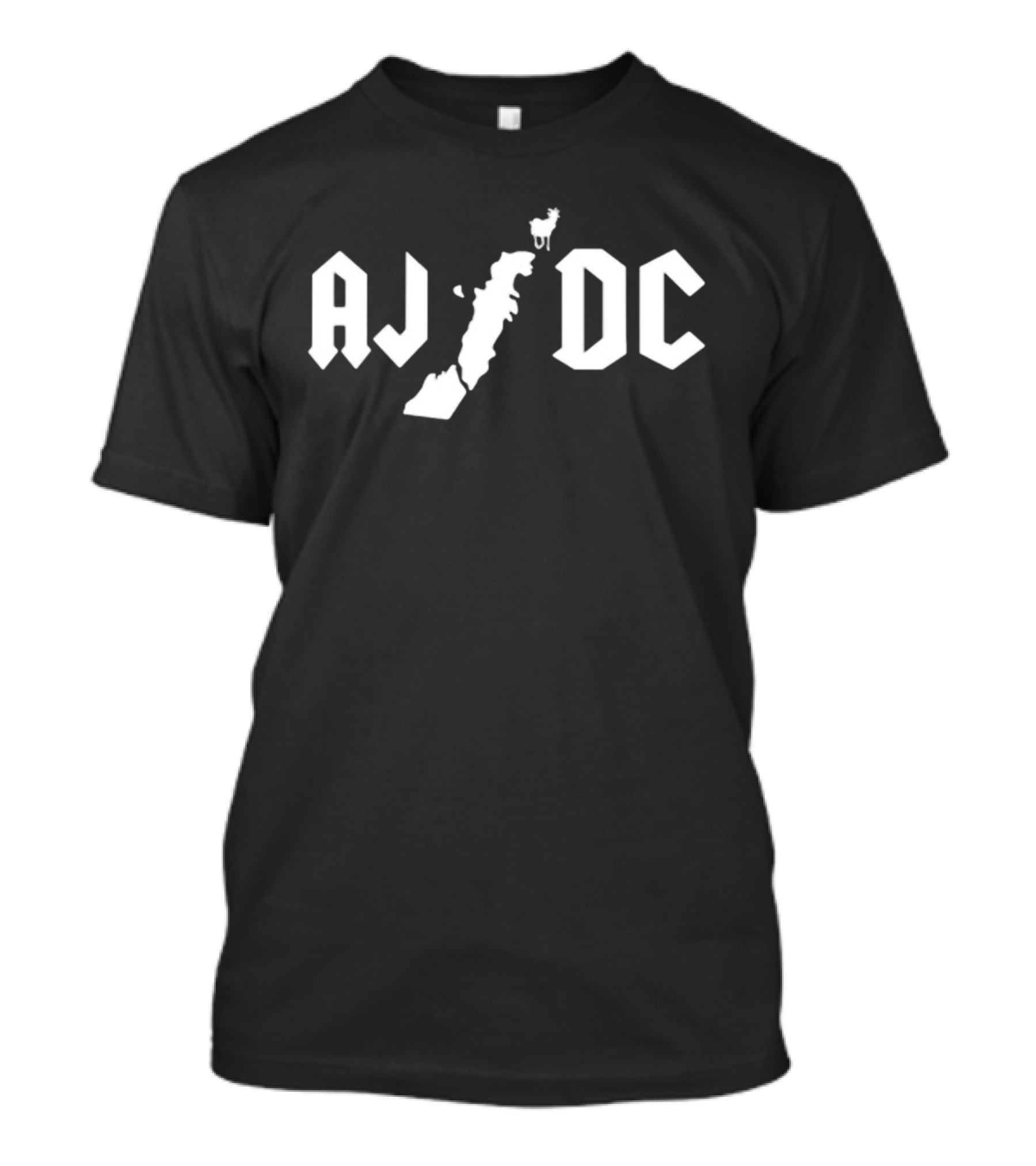 AJ DC Goat Pack Goat Washington Map T-Shirt