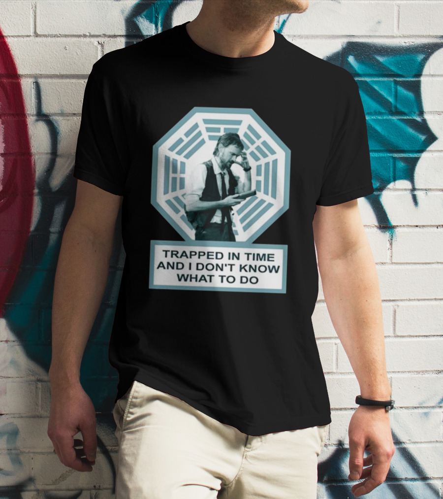Daniel Faraday Trapped In Time Dharma Initiative Paradox Quandary T-Shirt